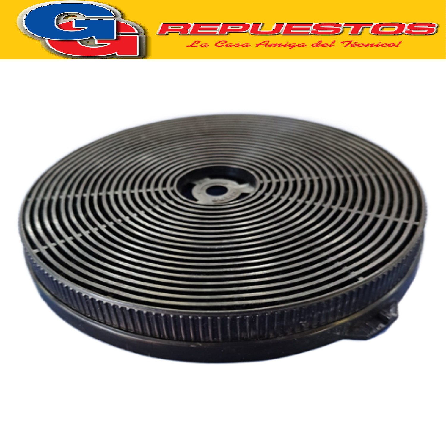 FILTRO DE CARBON ACTIVADO PARA PURIFICADOR KP992 EXTRACTOR DE COCINA MARCA LILIANA 17CM