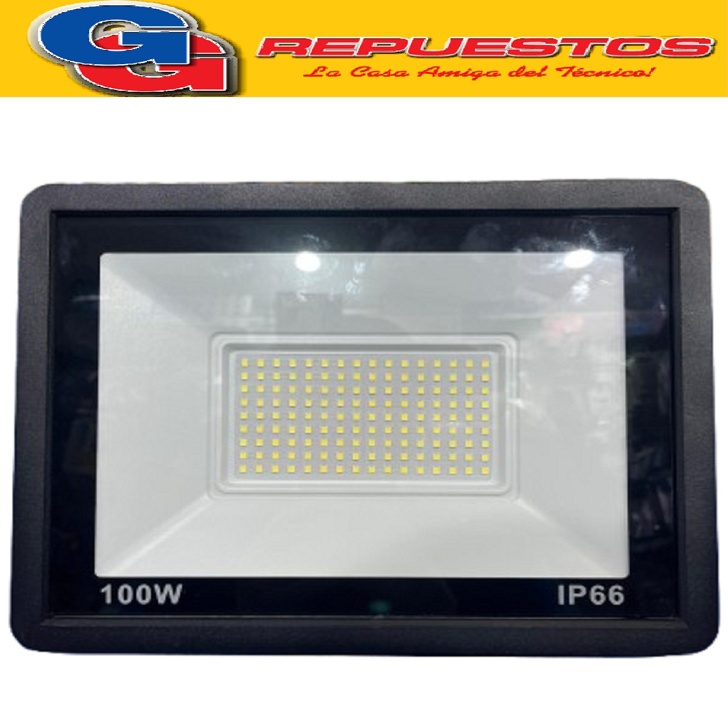 REFLECTOR LED BLANCO FRIO 100W IP66