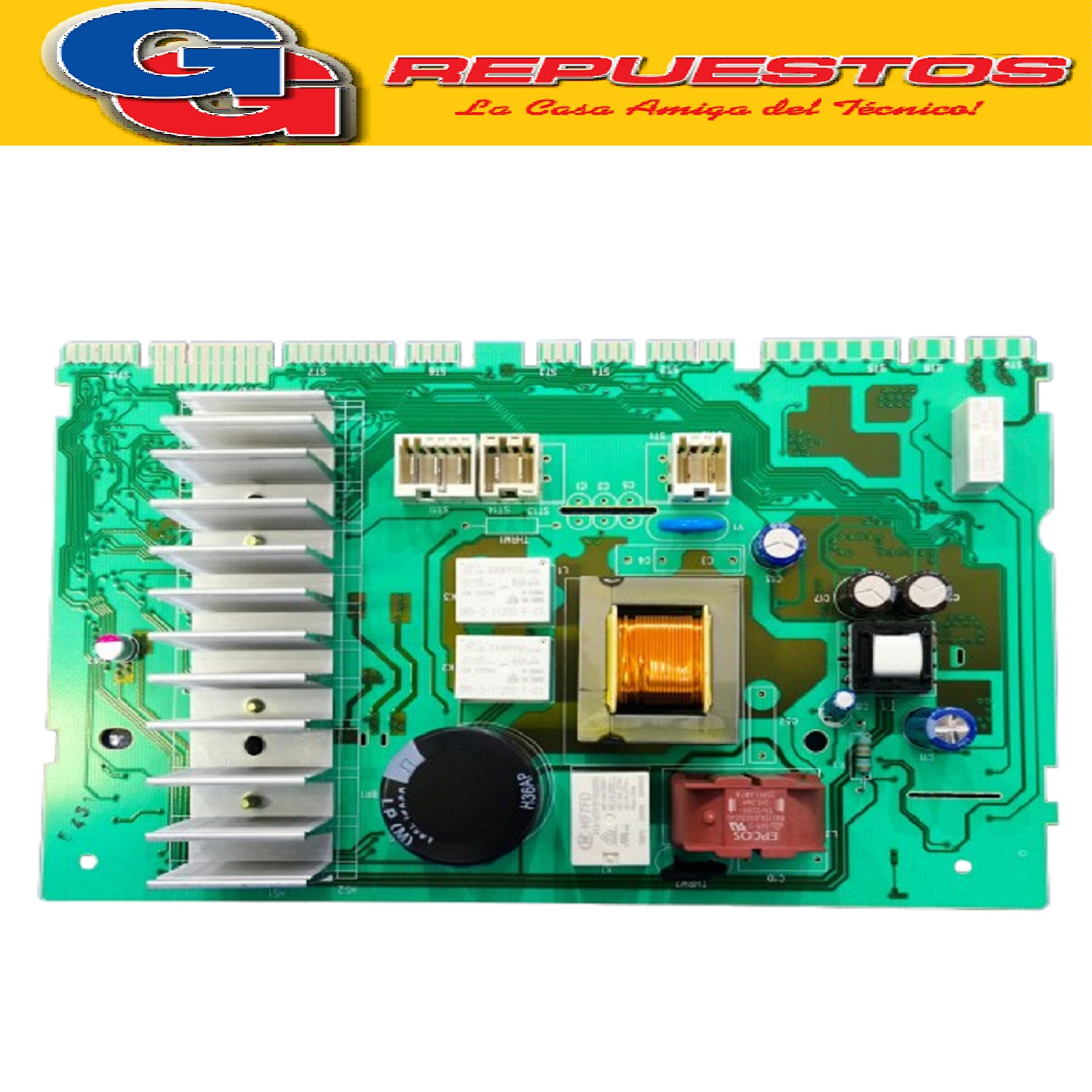 PLAQUETA DE POTENCIA ETNA PARA WHIRLPOOL WLCF70B - 32607995( WHIRLPOOL) UNIDAD CONTROL ETNA PROGR. WLCF70B&