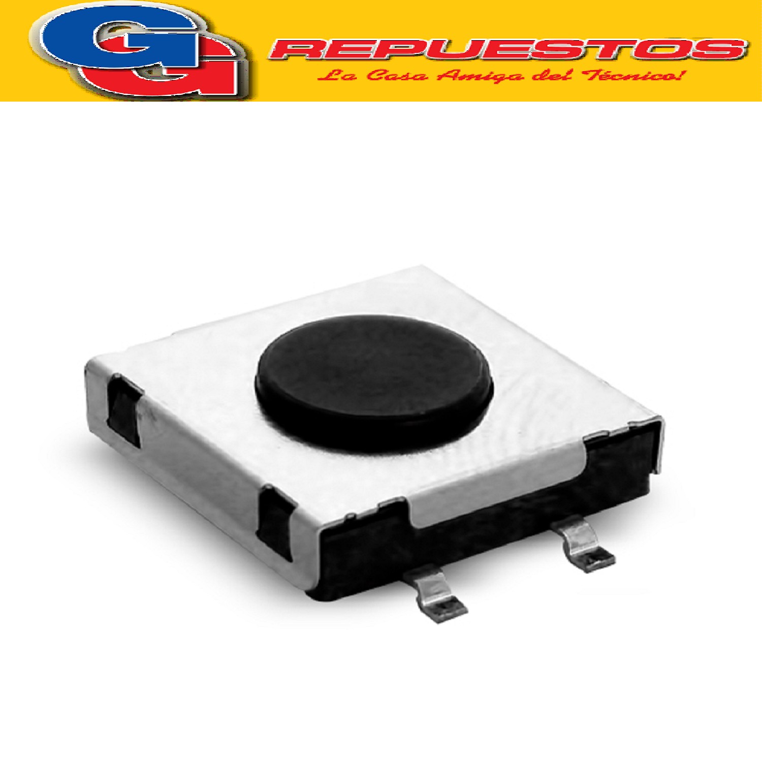MICROSWITCH SMD DTSMW-21N-Q-T/R (12 X 12 X 4MM) 4 CONTACTOS