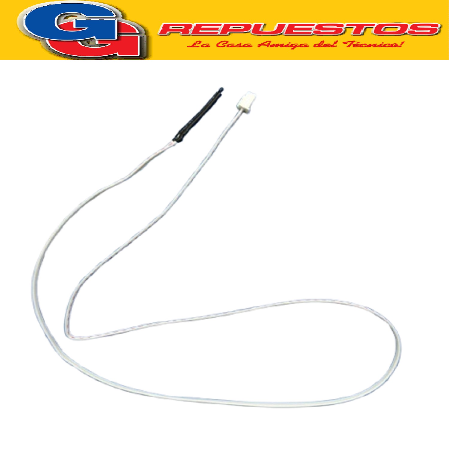 SENSOR DE TEMPERATURA NTC 10K (APROX) PARA CALOVENTOR  TIPO  SPLIT TURBOCALEFACTOR CONVECTOR VARIOS MARCA LILIANA COMPATIBLE CON LOS MODELOS CAL35 / CP727 / CP827 / CH318 / TC20 / TC50 / TF120 / TH100 / CAL40 / CWD900 / CAL50 / TCV110D / CWD920 LARGO DEL CABLE ENTRE 58CM Y 60CM APROXIMADAMENTE