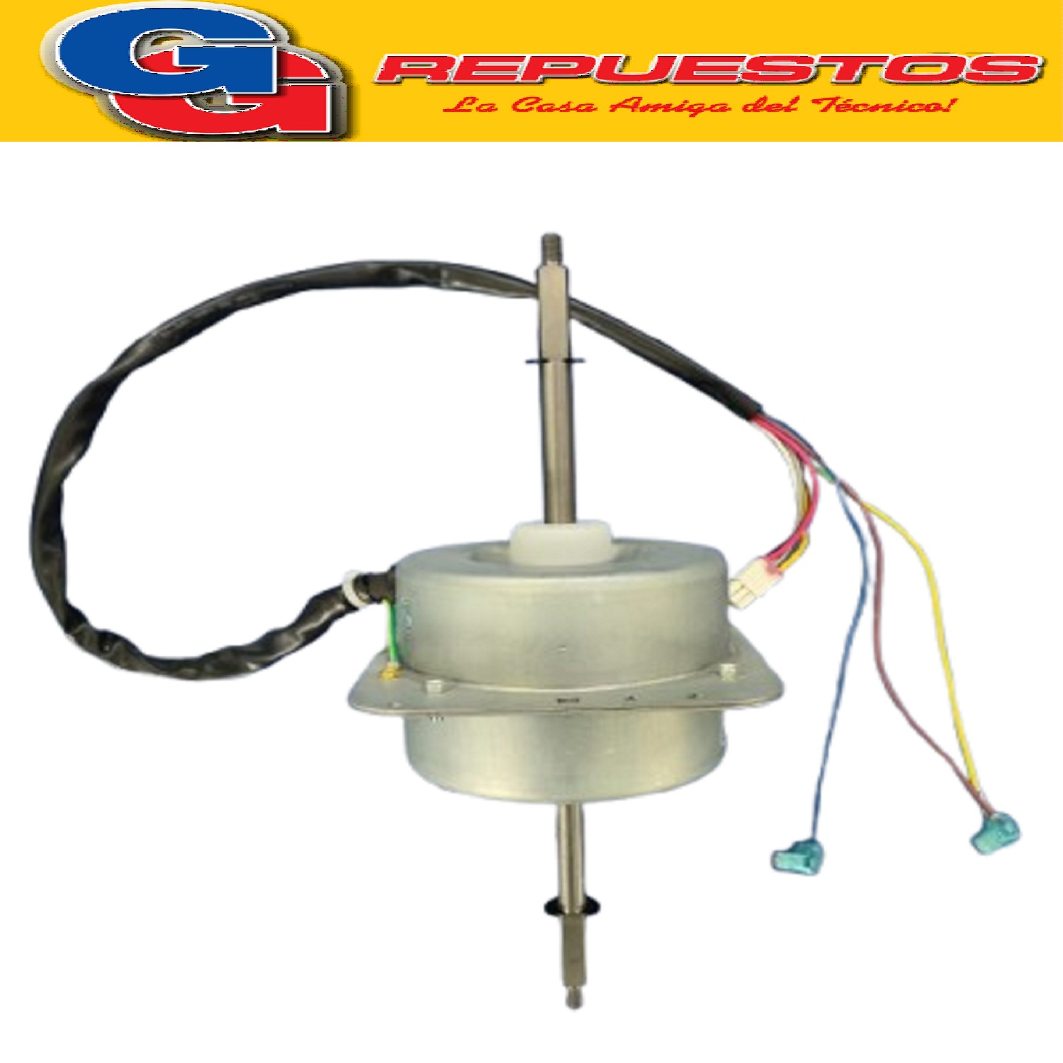 FORZADOR MOTOR CONDESADOR AIRE SPLIT DOBLE EJE YKTS-100-6-57 220V 100W 0.78A PF0.95 6P 4 VELOCIDADES SENTIDO DE GIRO HORARIO
