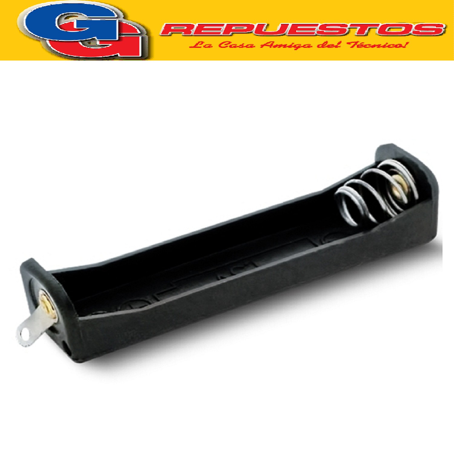 PORTAPILA X 1AAA CON CONECTOR