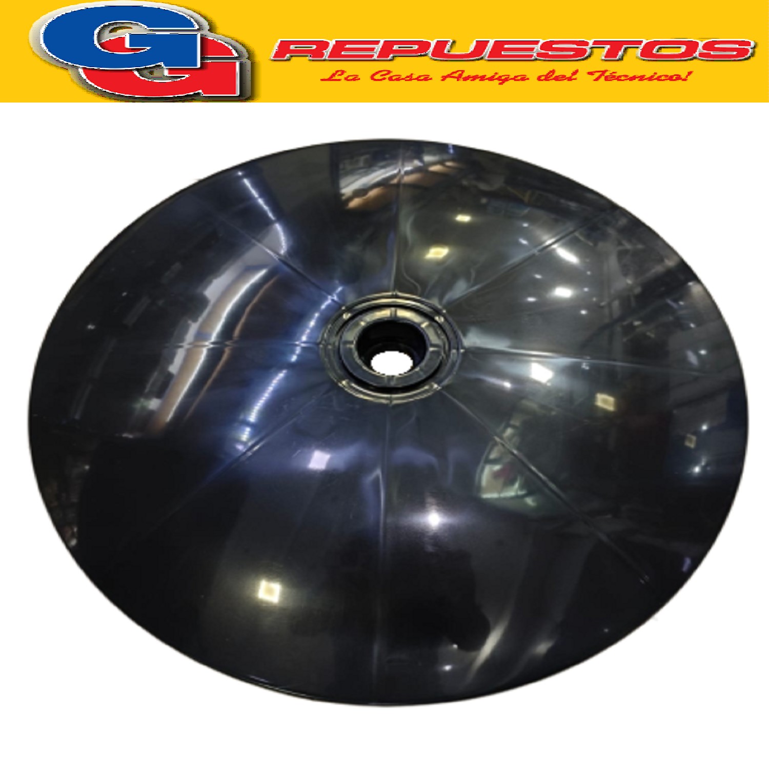 PIE BASE LISO GRANDE COLOR NEGRO PARA VENTILADOR LILIANA COMPATIBLE CON LOS MODELOS VPRN18 / VPRN20 / VPM2016 / VP20P / VPM2016CB / VPHD16G / VPHD16R / VE4080B1 / VE4080B2 / VE4081B1 / VE4081B2 / VPWB20P / VPWB18P / VPWB18K / VPWB18M / BO18PPN / BO18PMA /