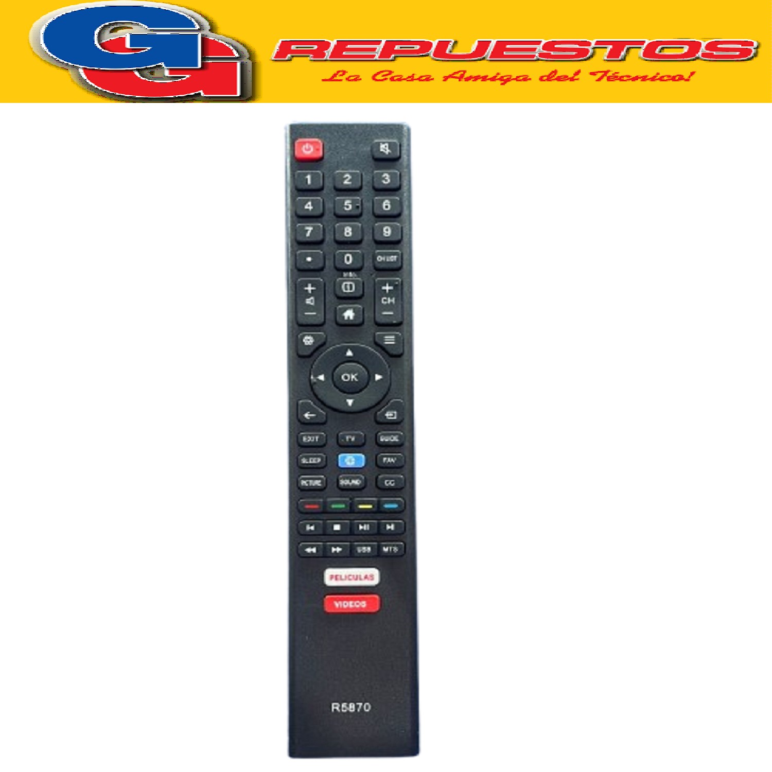 CONTROL REMOTO SMART COMPATIBLE CON TOP HOUSE-HYUNDAI