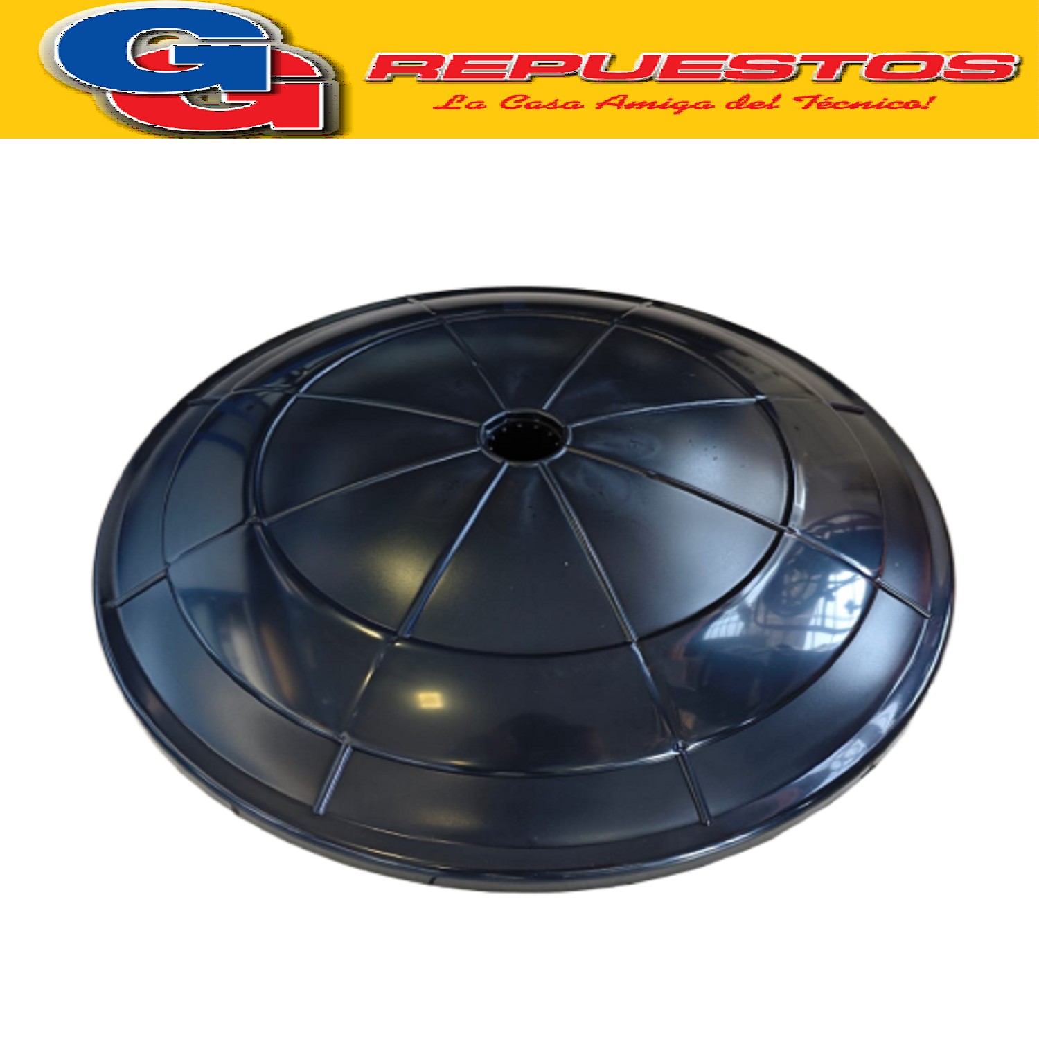 PIE BASE DE BARRAL PARA VENTILADOR INDUSTRIAL COLOR NEGRO LILIANA COMPATIBLE CON LOS MODELOS VIP30 / VPI27 DIAMETRO TOTAL 57CM DIAMETRO DE CALSE BARRAL 4CM ALTO TOTAL 9CM