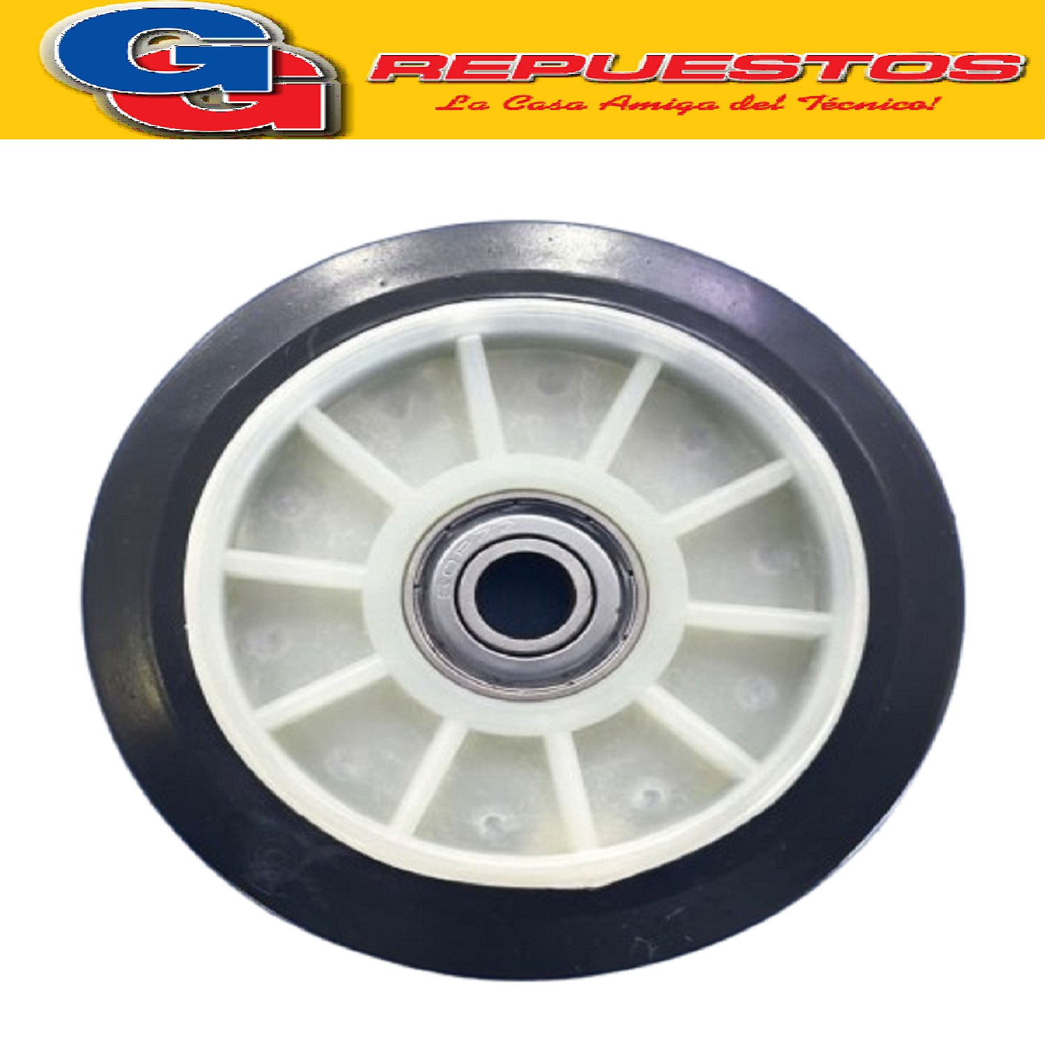 RUEDA SOPORTE PARA TAMBOR SECARROPA BEKO-SMEG-TEKA-GRUNDIG - BLOMBERG-ARCELIK CON RULEMAN 608 ZZ
2969900100-2969900200-2987300200-2974680200 (BEKO) POLEA TENSORA DE CORREA SECADORA BEKO 757410261 (SMEG) POLEA PARA SECADORA - CONJUNTO DE RODILLOS 697410248-697410249-757410261 (PYMES) RUEDA DE CESTA