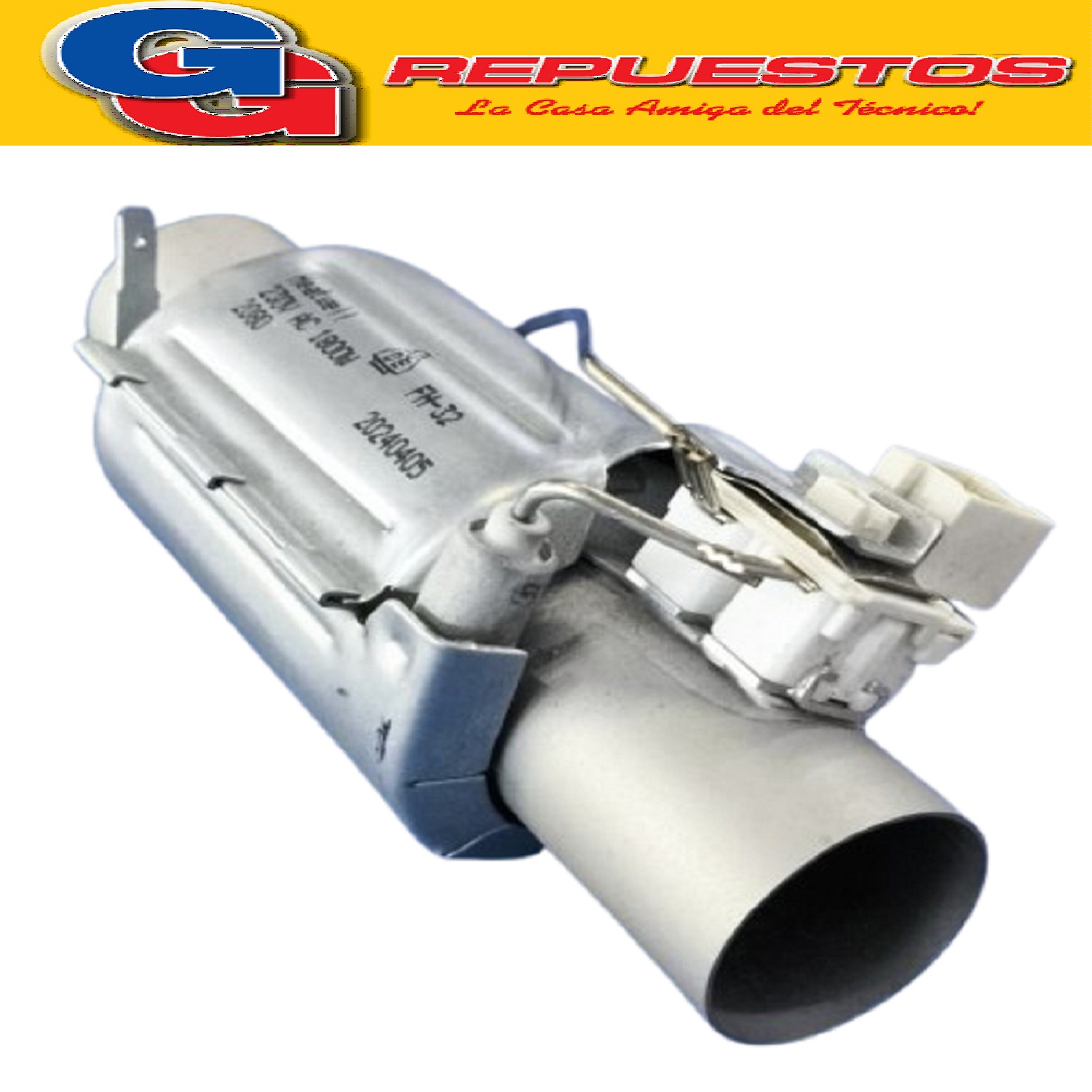 RESISTENCIA TUBULAR  Ø32mm EXTERIOR LAVAVAJILLA SMEG-ARCELIK -BEKO-.WHIRLP.WLF1Watt 1800 Volt 230V Diametro EXTERIO Rtubo: 32mm
326077140 (WHIRLPOOL ARG.) RESISTENCIA 220V WLB/R12E WLF12AB-WLF12AI-WLF12AN 326073345 (WHIRLPOOL ARG.) RESISTENCIA LB/WLR12A RX 326077140 WLB12A-WLR12A C00312589 (INDESIT) CALEFACTOR 481290508659 (WHIRLPOOL) C00373928 (INDESIT) 481290508537 (WHIRLPOOL) 1888150100 1888130100 1888130200 (BEKO) 1330058080 1993525 (FRANKE) 806890548 806890547 (SMEG) 32031878 (VESTEL)