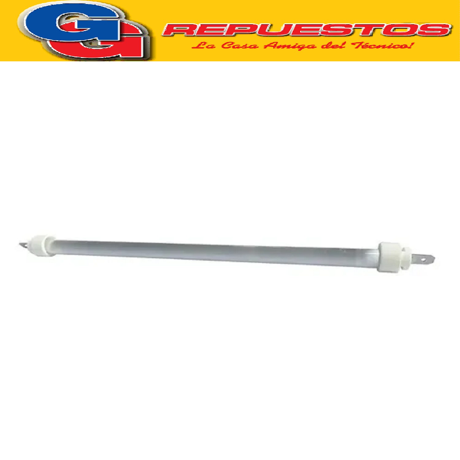 TUBO CUARZO 15 CM 400W 220 V ARMADO PARA ESTUFA