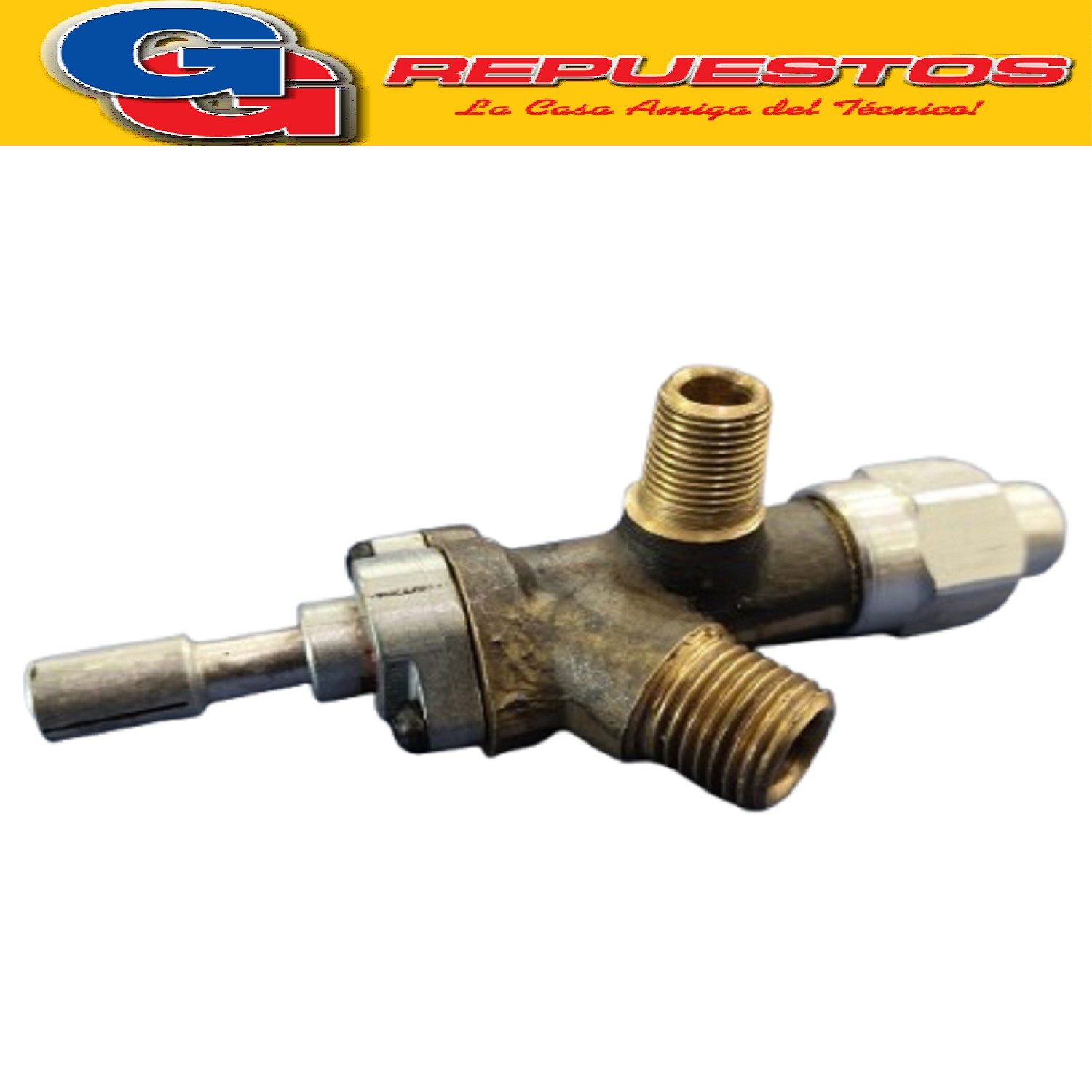 ROBINETE VAVULA DE SEGURIDAD COCINA CONEXION 1/4 1/8 A 45°
