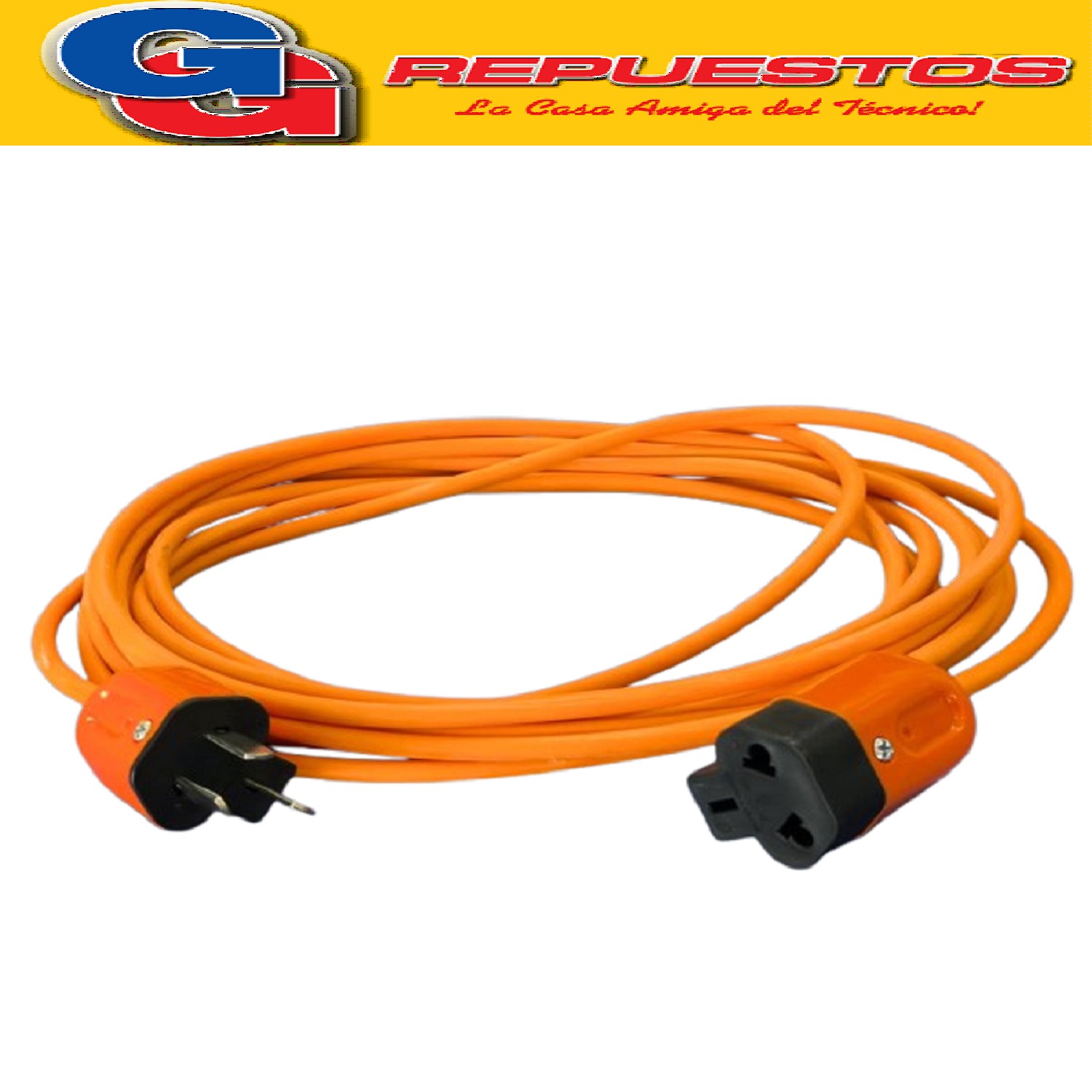 ALARGUE MACHO / HEMBRA NORMALIZADO DE 5 MTS NARANJA