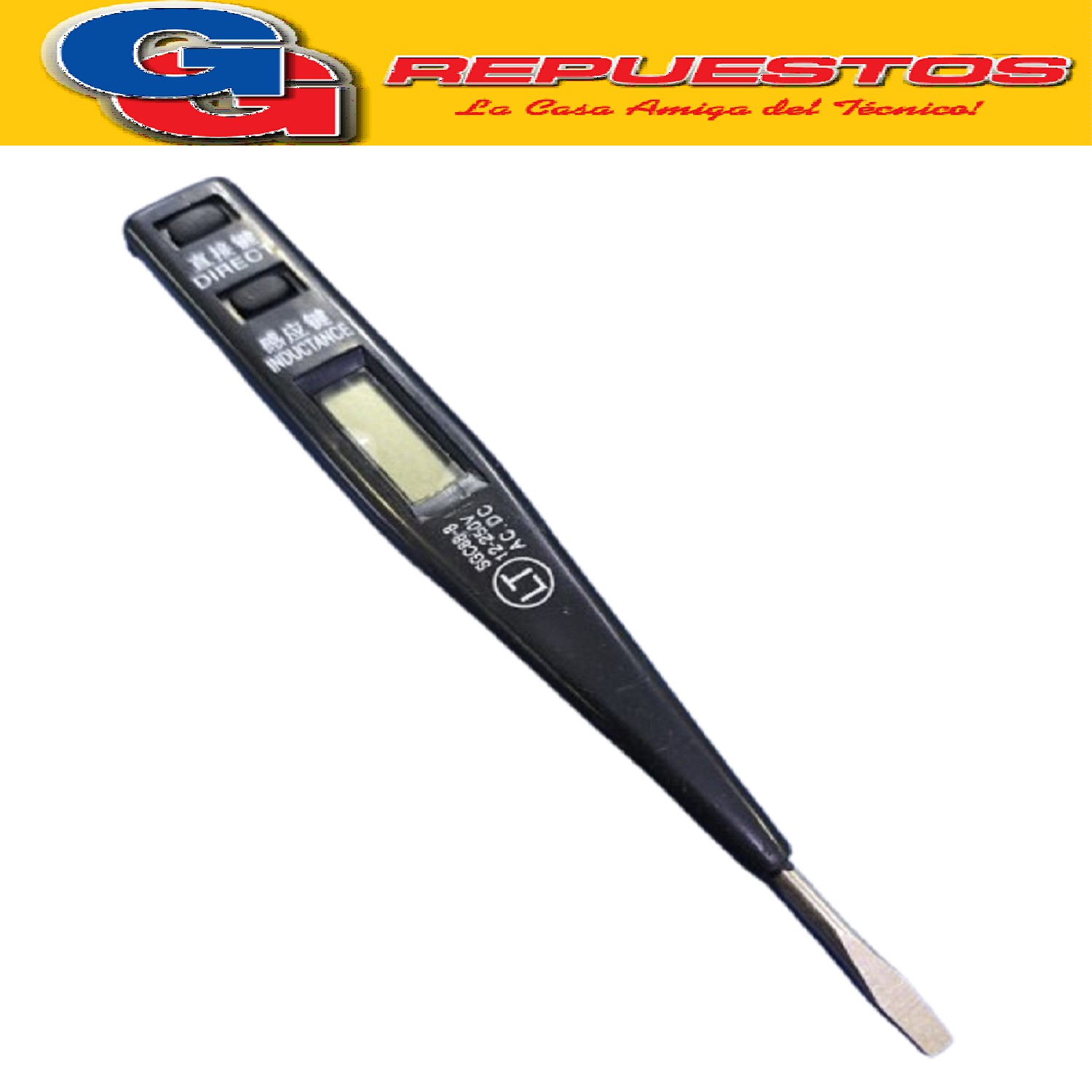 BUSCAPOLO DIGITAL MEDIDOR DE VOLTAJE 220V