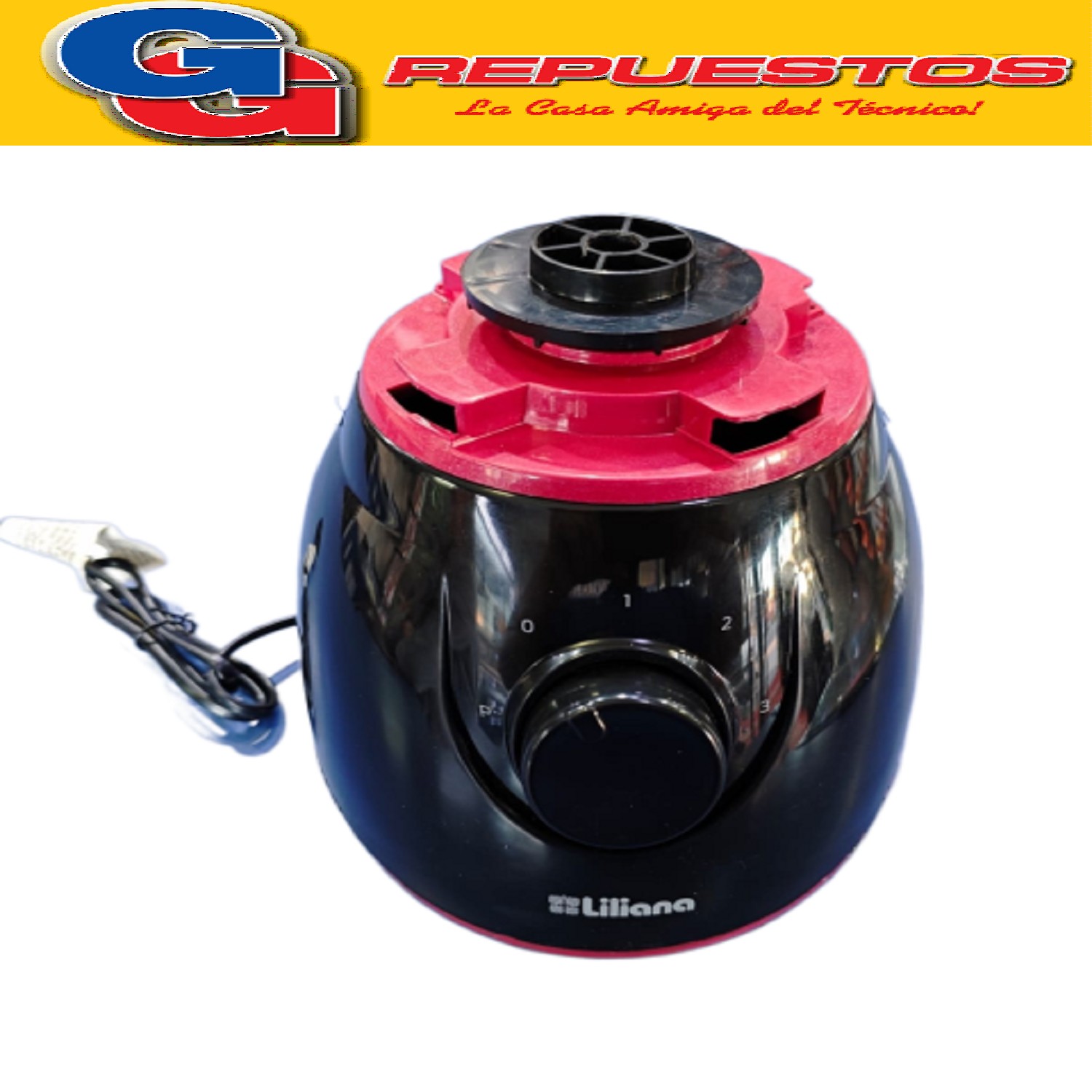 CUERPO ROBOT ARMADO LICUADORA LILIANA COMPATIBLE CON LOS MOD ELOS AL531 / AL521 / AL521-Avon CUERPO COMPLETO MOTOR CARDAN CARCAZA PERILLA LLAVE DE VELOCIDADES SWITCH