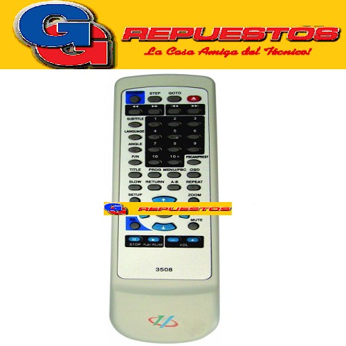 CONTROL REMOTO DVD ENCORE (3508)