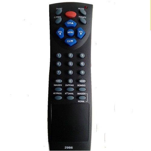 CONTROL REMOTO TV RCA (2986) AZUL
