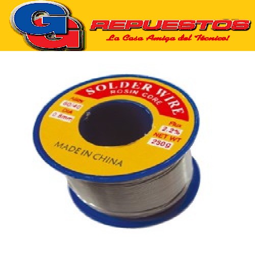 ESTAÑO 60% 1mm 250g