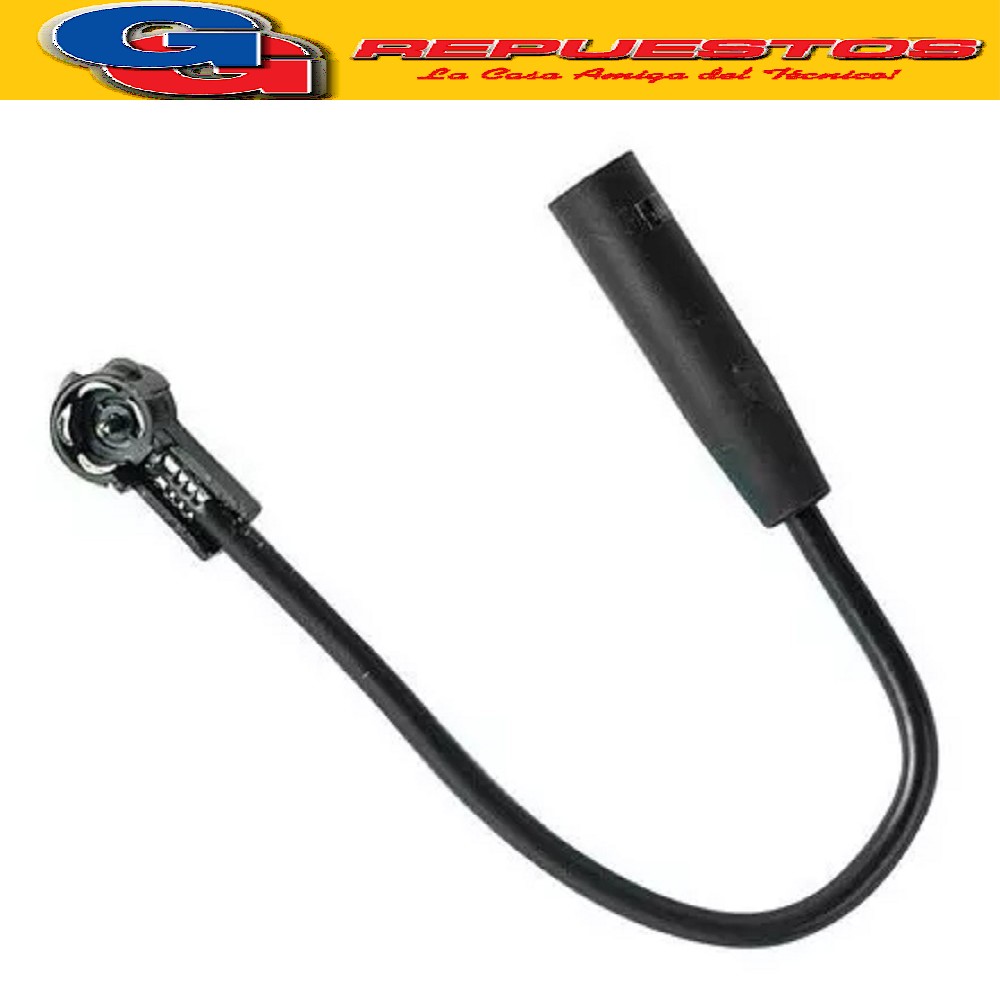 CABLE ADAPAPTADOR DE ANTENA P/STEREO ESTANDAR JACK A PLUG 0. 3 MTS