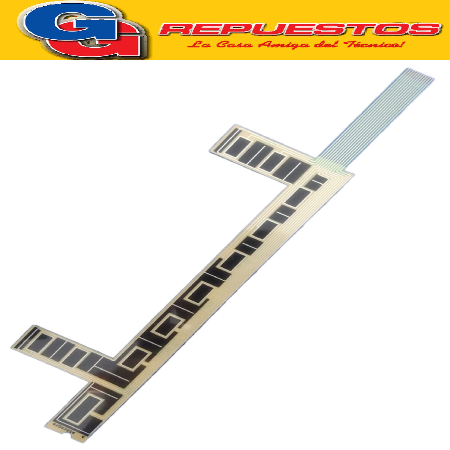 FLEX PARA PANEL PORTAMANDOS LAVARROPAS CANDY GVS128-108-149- 214 / GVF141 / GVFW4159 11 BOTONES, PIN DE 12 CONTACTOS, LARGO TOTAL 25.7 CM. CANDY GVS128TC312-GVS108T12-GVS107TC312-GVS149TWC3S/1-GVF14115LWHCS (NACIONAL) (MEMBRANA TACTIL TRASERA PANEL MANDOS NAC) Cod.Origen: LONGVIE () FLEX LAVARROPAS CANDY GVS128 / GVF14115LW Productor: Ind.Argentina (MC-L41) GVF1410LWHC/1-12
