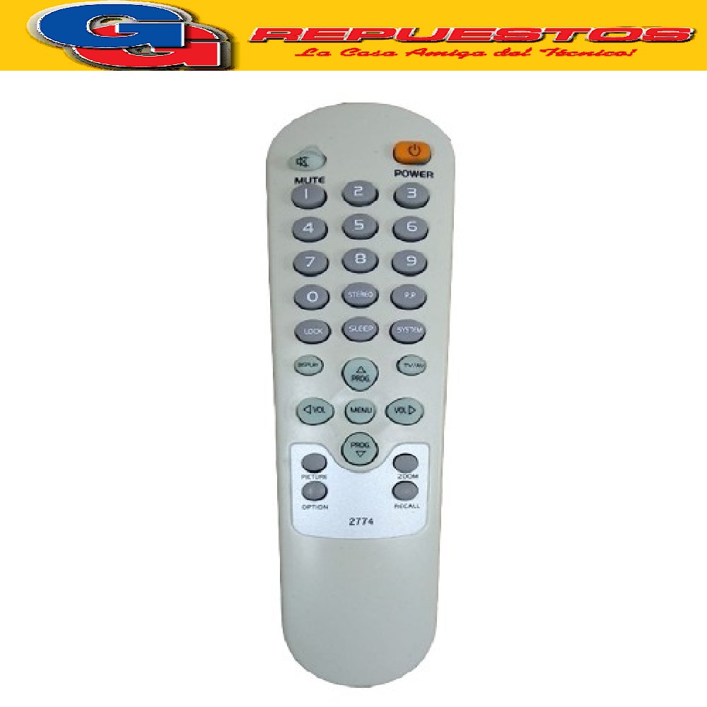 CONTROL REMOTO TV HOWLAND (2774) TOP HOUSE SLIM 