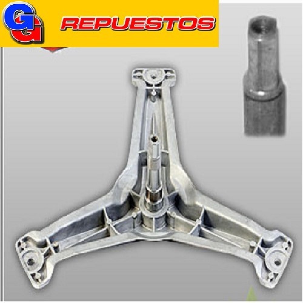 EJE SOPORTE TAMBOR LAVARROPAS AURORA 04-05 PUNTA CHATA PESADO