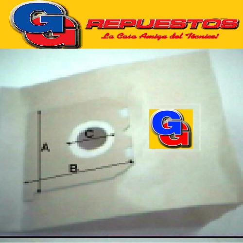 BOLSA ASPIRADORA DE PAPEL ELECTROLUX LITE x5 unid.(08) 10,5 X 10.5 CM