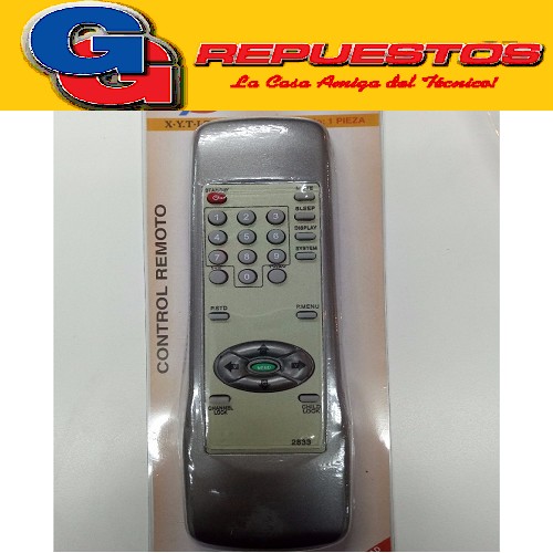 CONTROL REMOTO TV GENERAL ELECTRIC  SHARP (2833)