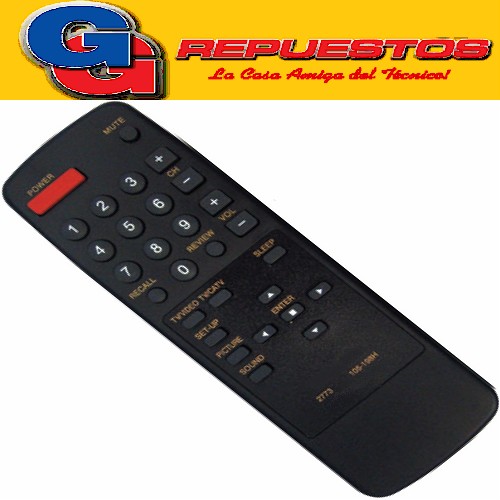 CONTROL REMOTO TV 105-198H LG GOLDSTAR HITACHI KENIA RANSER(2773)