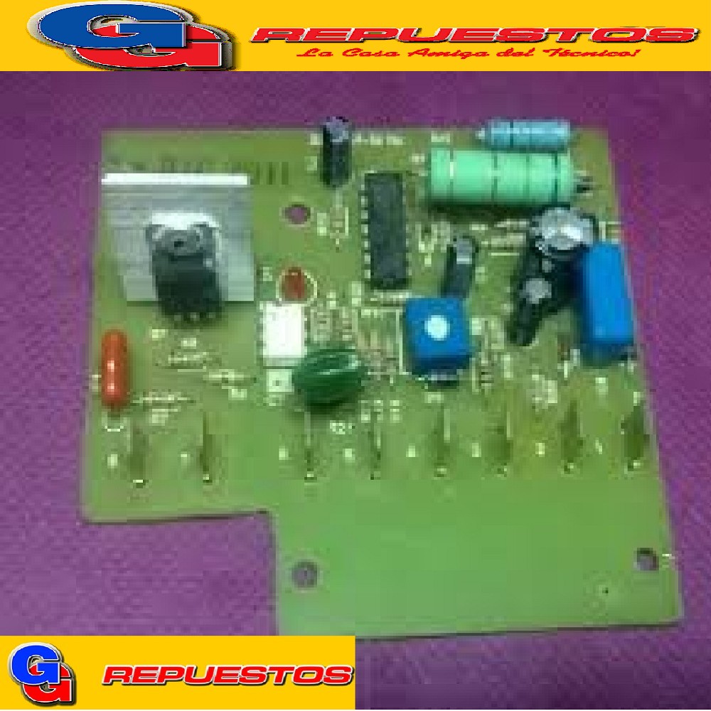 PLAQUETA MOTOR ELECTROLUX EW1007 (19051DEA) W.WESTINGHOUSE W W105ATW (MOD.VIEJO C/FICHAS PALA) UNIDAD DE CONTROL 220V/50HZ TIPO COPIA NACIONAL RP