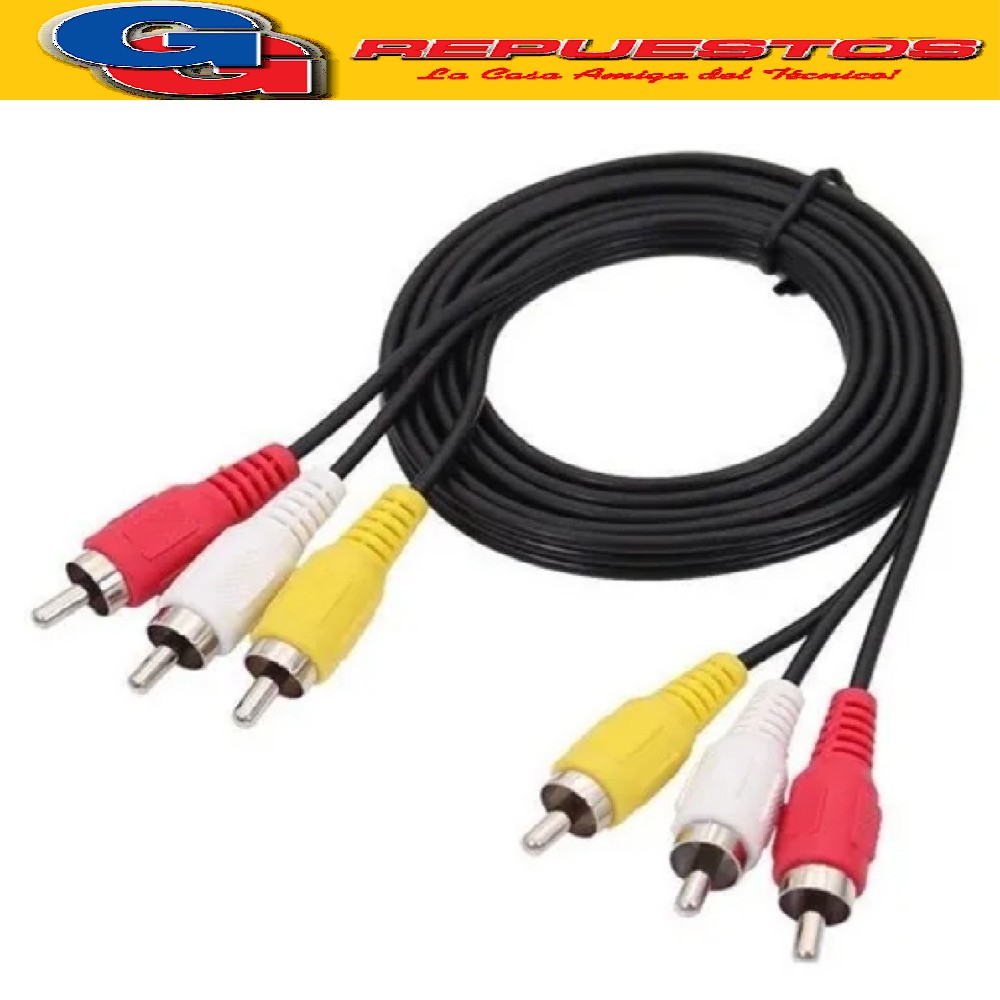 CABLE 3 RCA - 3 RCA 0.90MTS