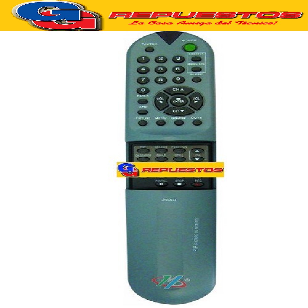 CONTROL REMOTO TV FS029 GOLDSTAR LG (2643) RC105-229