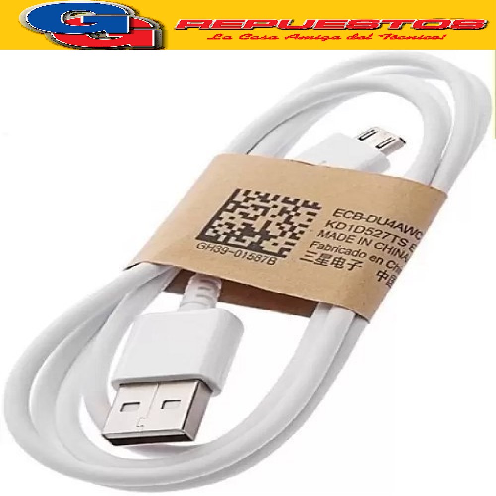 CABLE USB A MICROUSB V8 CORTO CELULARES/TABLETS/ Y OTROS 0.8 2MTS