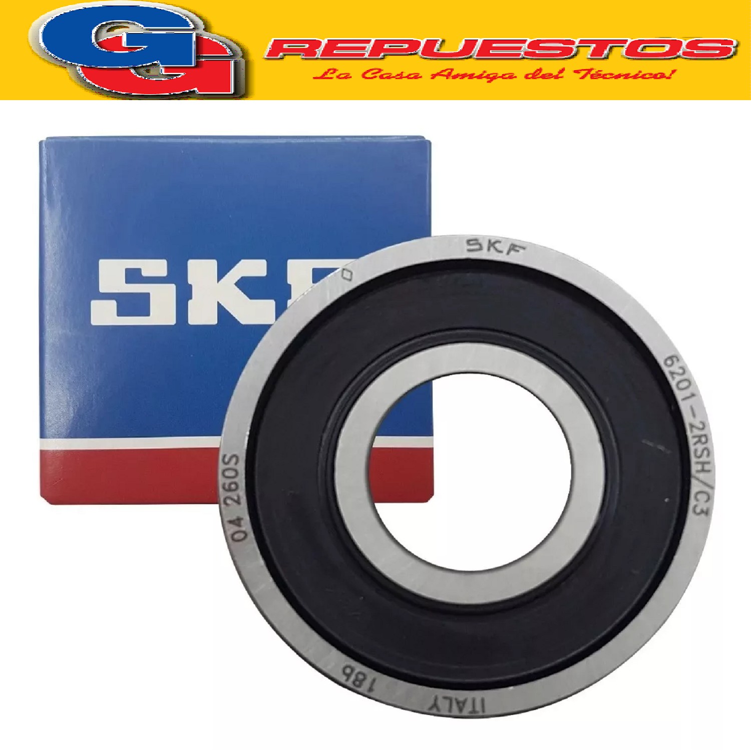 RULEMAN 6201 2RS 12 mm x 32 mm x 10 mm (SKF)