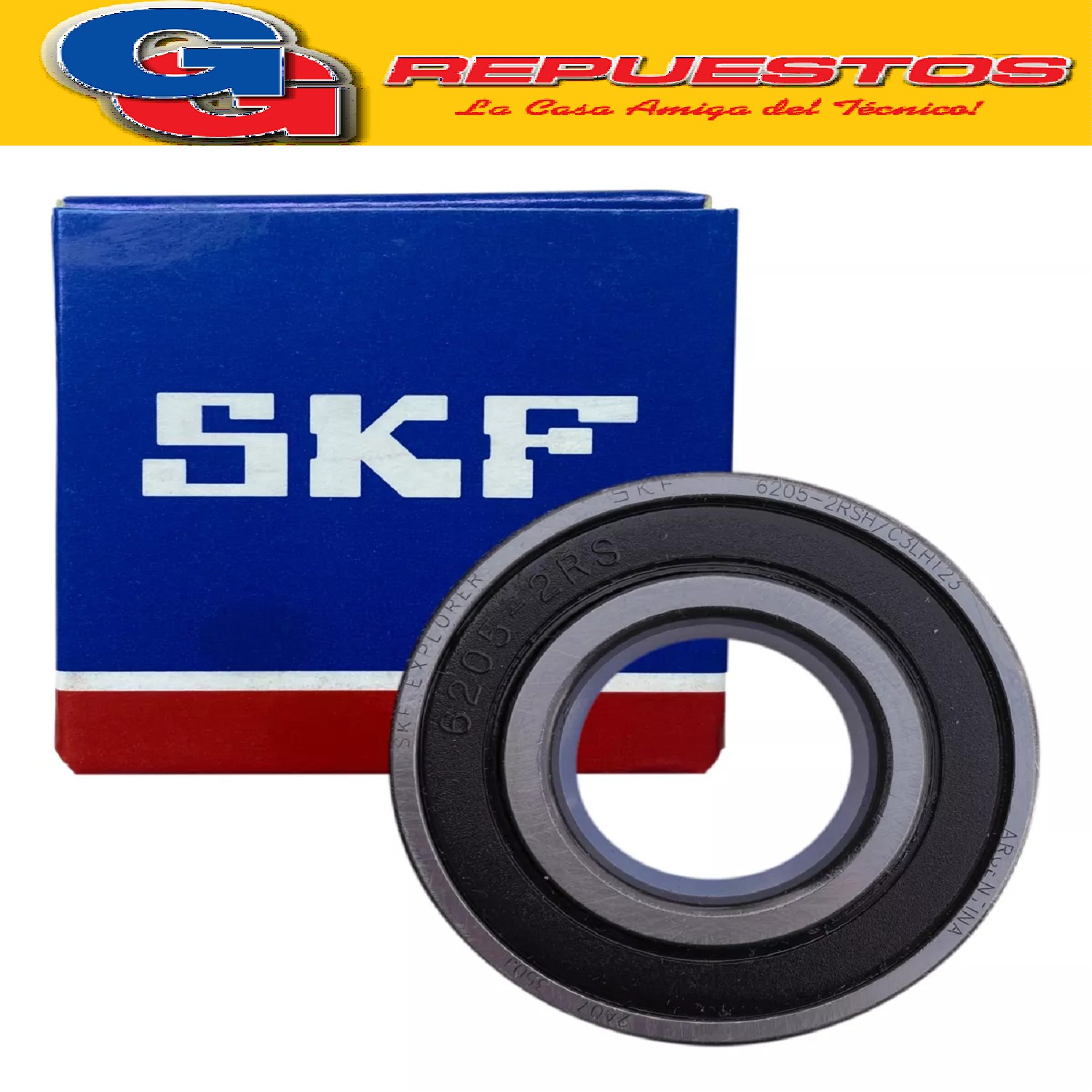 RULEMAN 6205 2RS 25 mm x 52 mm x 15 mm SKF NTN