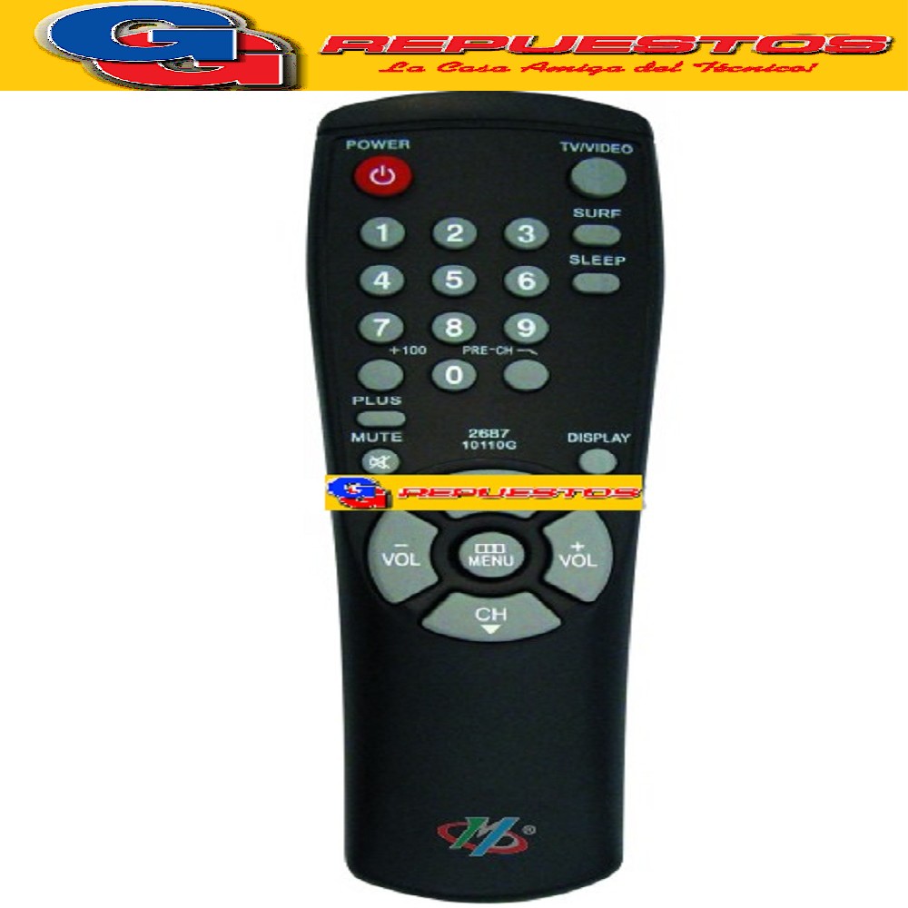 CONTROL REMOTO TV COMPATIBLE CON SAMSUNG 0188 (2687) 10110G