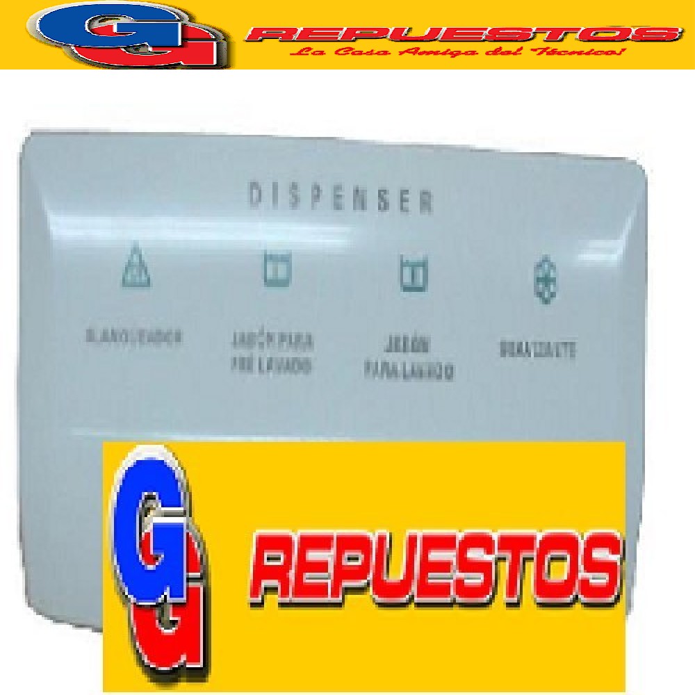 FRENTE/MANIJA DISPENSER AWR680/ser_2/ser_3 (maneta jabonera  ) LAVARROPAS ESLABON DE LUJO WHIRLPOOL AWR680/CONSUL CWR600/WWQ22-EWT22A-EWT09A-EWT07A AWR680; AWR680/2; AWR680/3;EWT07A; EWT07A; EWT09A; EWT09A; EWT22A; EWT22A; EWT24A; EWT24A.