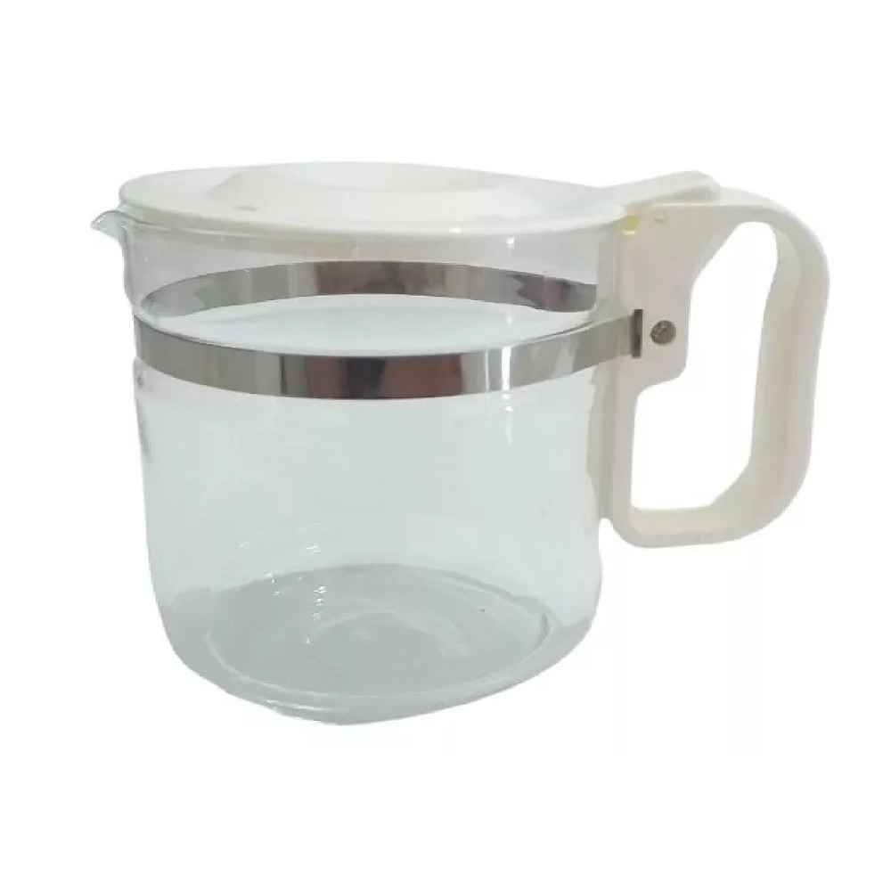 VASO CAFETERA MOULINEX AROMA -YELMO 1200 CON TAPA BLANCA