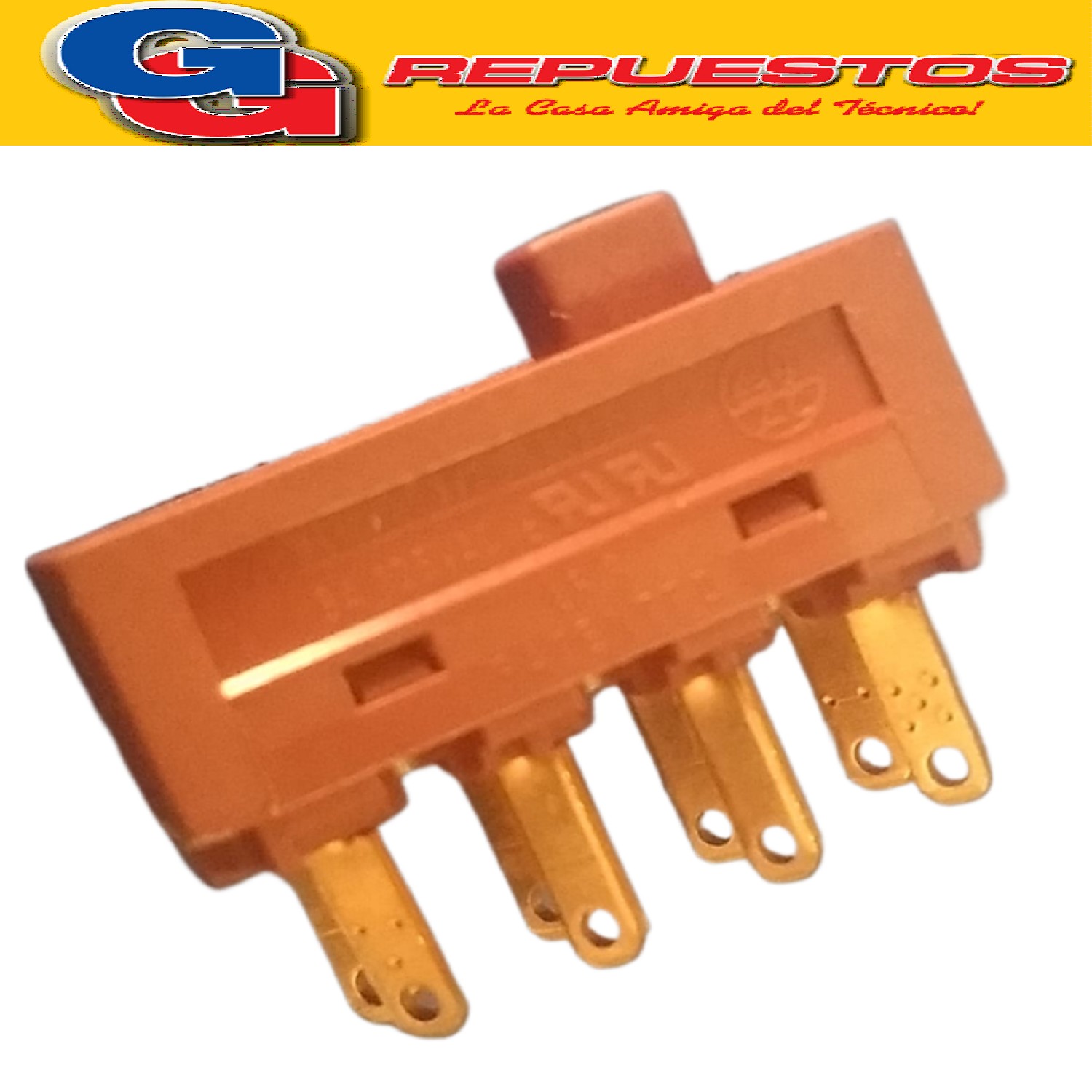 INTERRUPTOR 3 POSICIONES 8 CONTATCOS PURIFICADOR SPAR 2906 P ARA MOTOR SPAR-FABER LF31A3000W - CONMUTADOR SCL3 8 CONTACTOS. LARGO 29MM, ANCHO 14MM, ALTO TOTAL CON EL BOTON 24MM