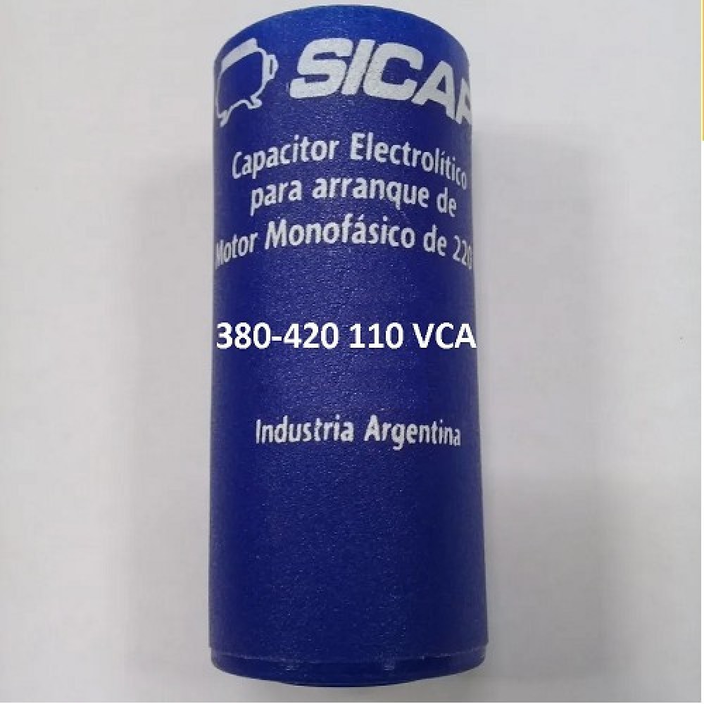 CAPACITOR ARRANQUE SICAP 380-420 110 VCA