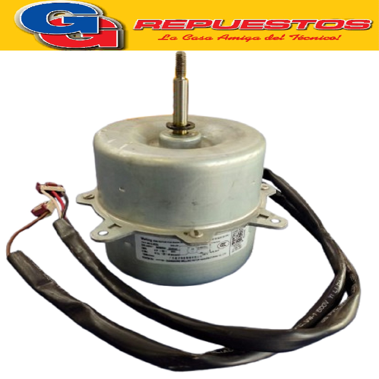 FORZADOR MOTOR AIRE ACONDICIONADO SPLIT YKT-50-4-222L 220V 3 4W 0.59A 4P