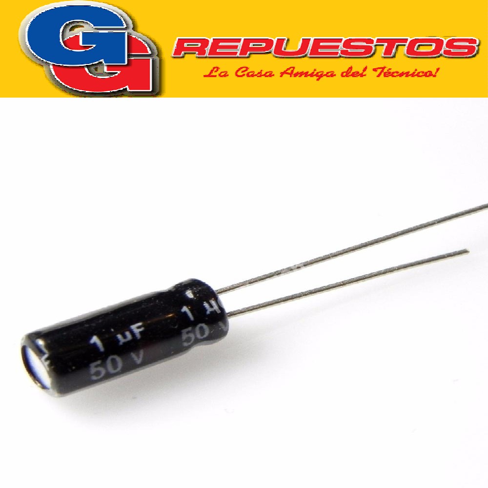 CAPACITOR ELECTROLITICO 1uFX50V MINI