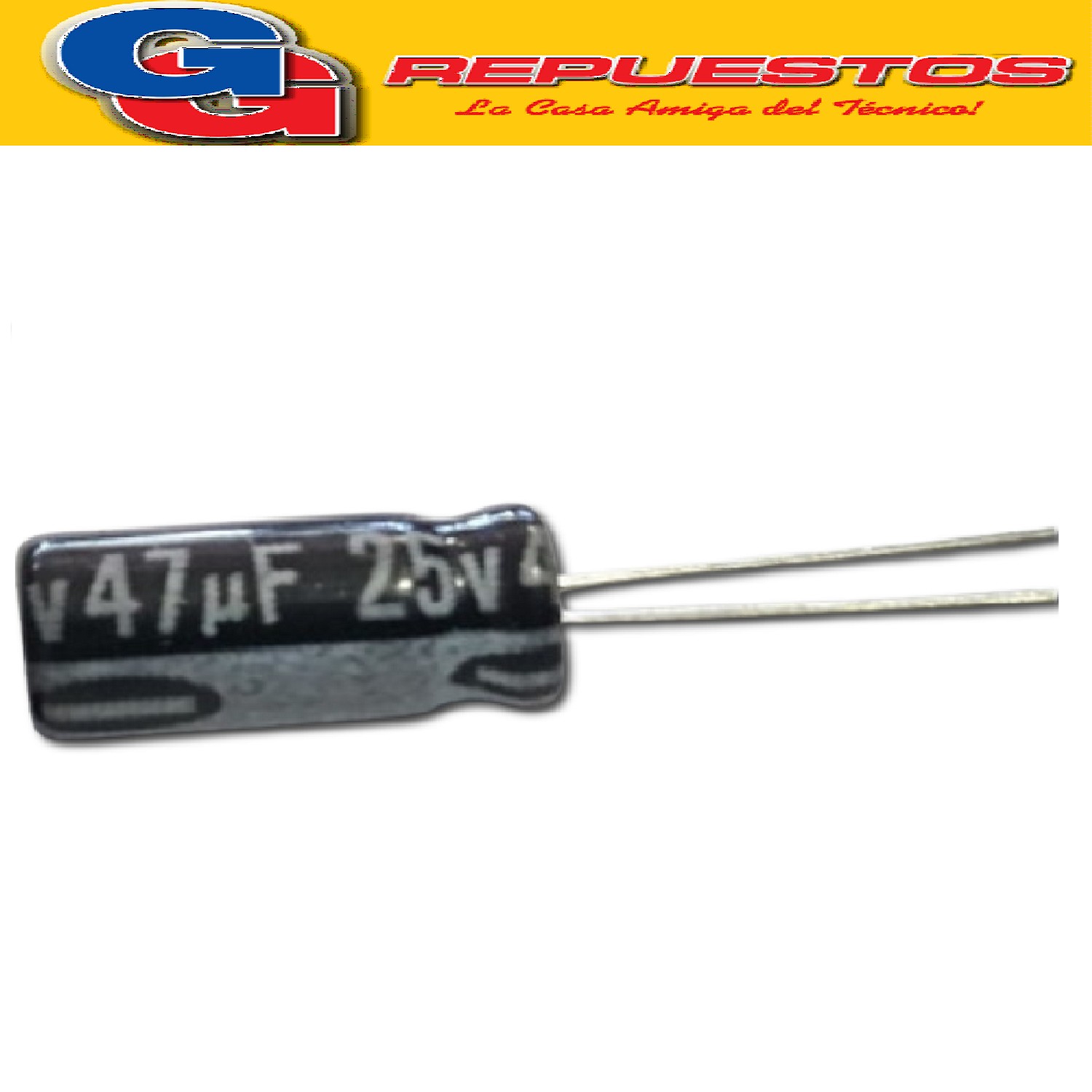 CAPACITOR ELECTROLITICO 4.7uFX25V MINI