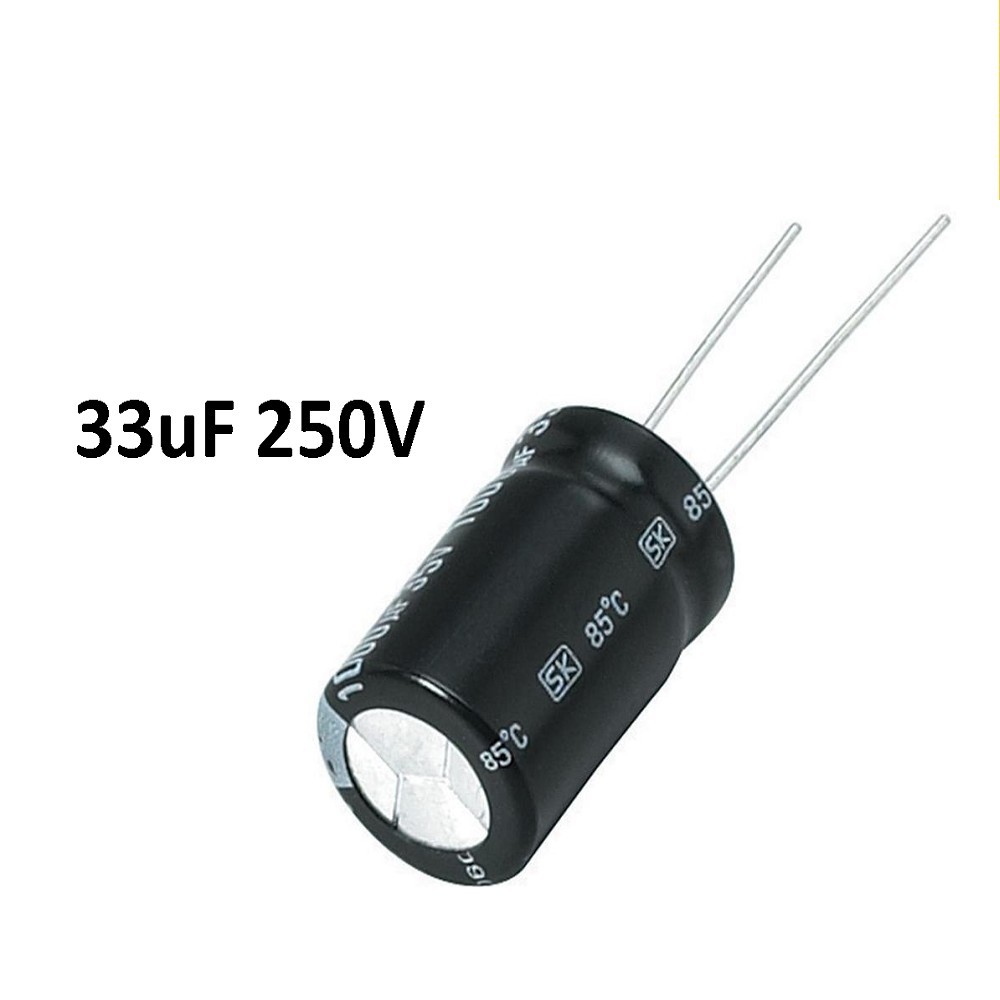 CAPACITOR ELECTROLITICO 33uFX25V PATA LARGA