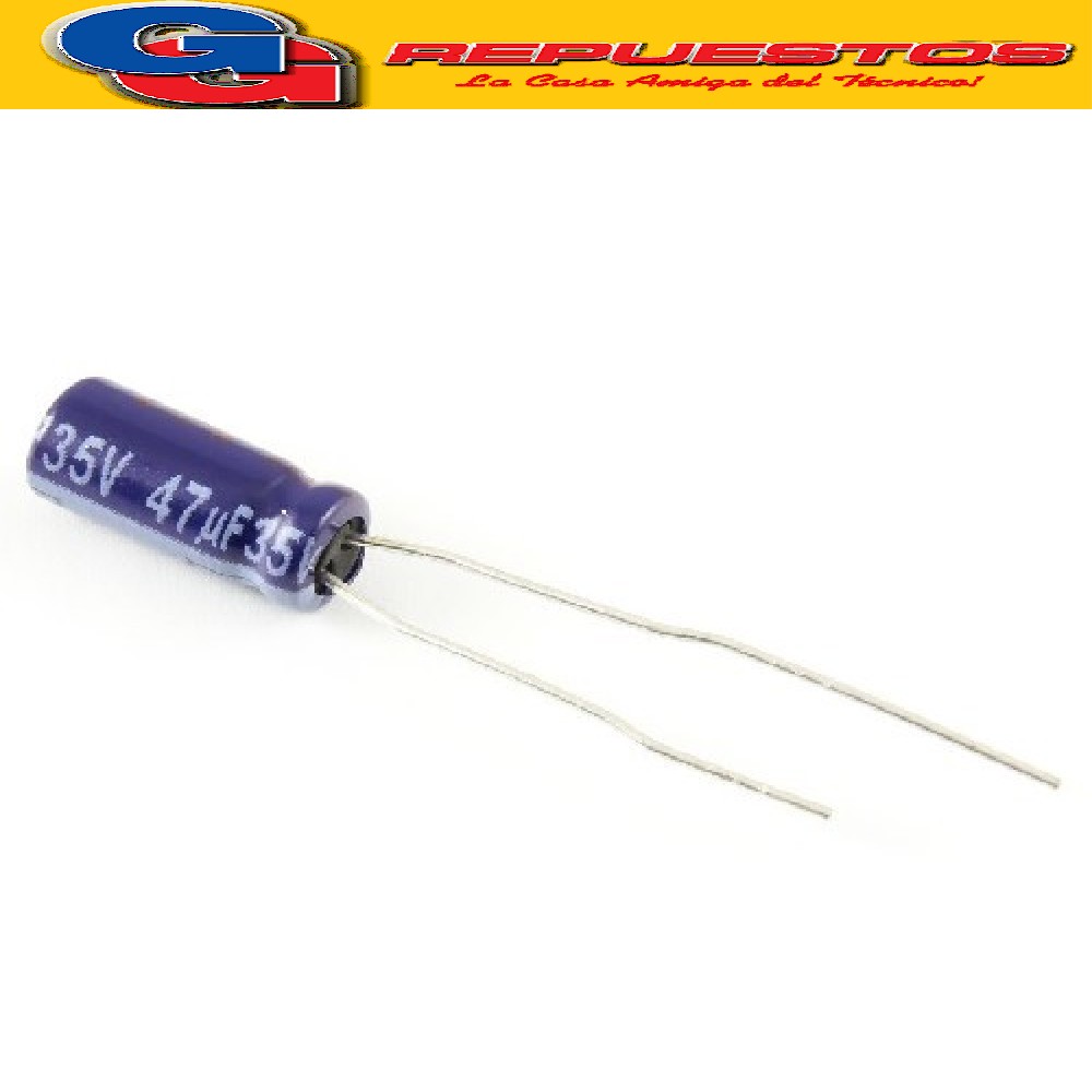 CAPACITOR ELECTROLITICO 47uFX35V