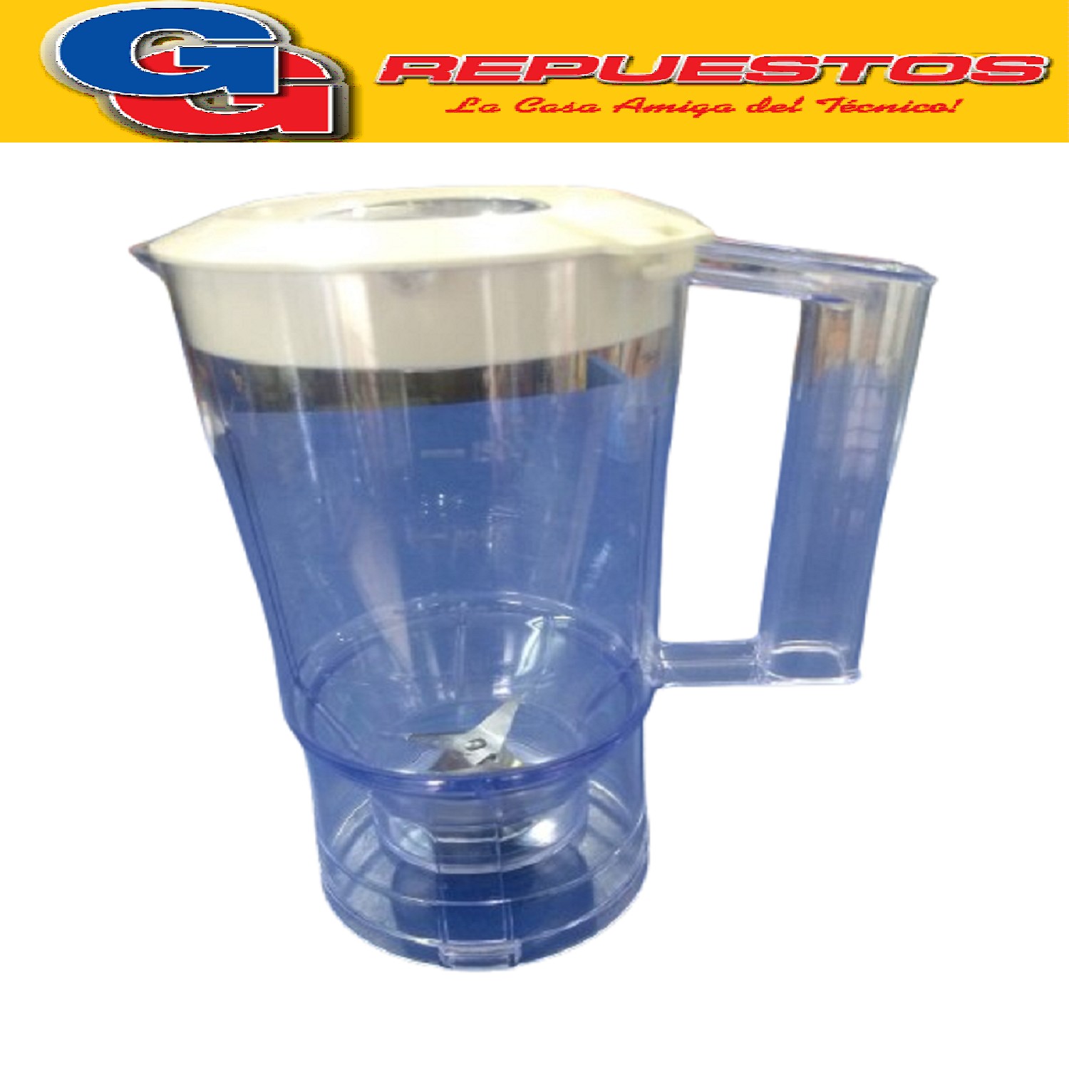 VASO LICUADORA YELMO 2226 ARMADO CON CARDAN Y CUCHILLA Y TAPA