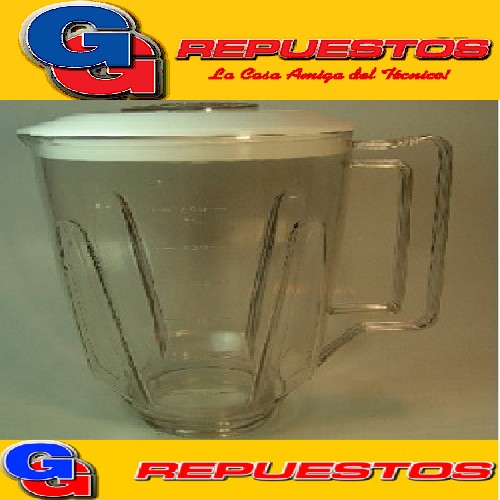 VASO LICUADORA BLACK AND DECKER CON TAPA 69MM DE ANCHO DE ROSCA