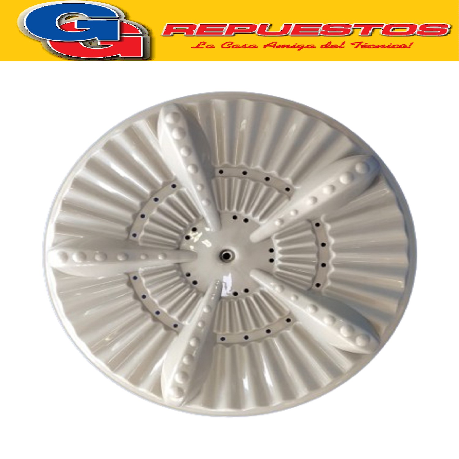 TURBINA AGITADOR LAVRROPAS PEABODY XQB55 (11 ESTRIAS 
31.5C M DE DIAMETRO) RODETE ORIGINAL. Cod.Origen: PEABODY ()
Produttore: Lavarropas Importado por Carrefour China (A-69-11-315 11teeth 315mm) B03060439