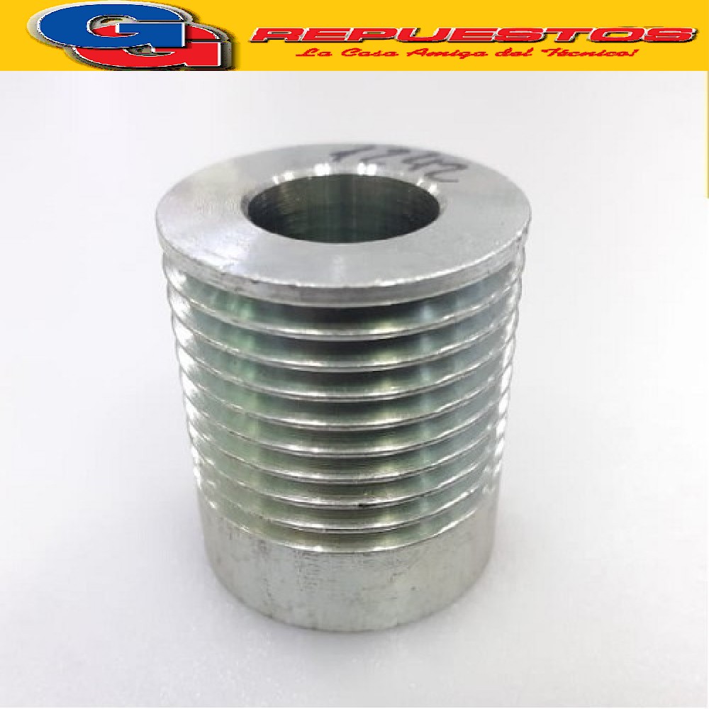 POLEA MOTOR POLI V-J-(I=14)(E=27)(A=31) PASO ANCHO para corr ea 3 - 4 o 5 vias EJE DE 14 mm, DIAMETRO EXTERIOR 27 mm ALTO 31 mm