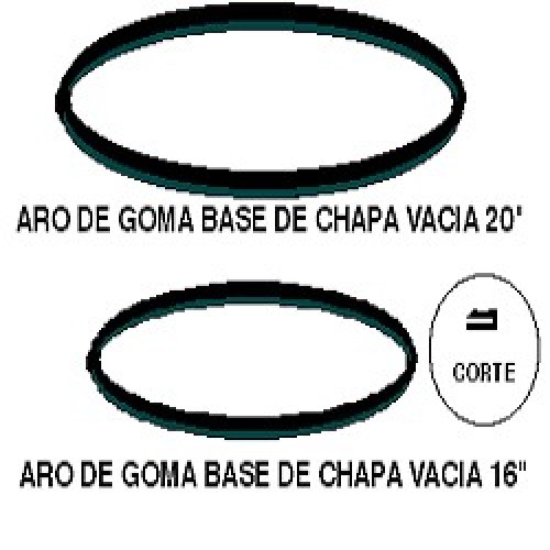 ARO GOMA BASE CHAPA VACIA VENTILADOR 20