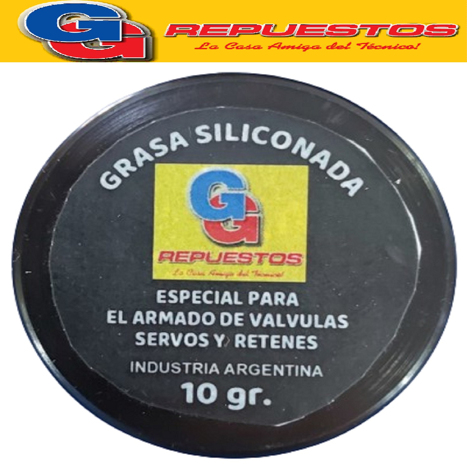 GRASA LUBRICANTE GEL BLANCO P/ RETENES 10 GRS SILICONADA ESP ECIAL PARA RETENES DE LAVARROPAS