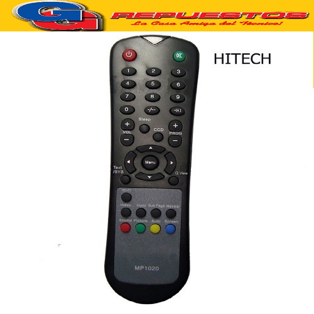 CONTROL REMOTO LCD HI-TECH R6106 (3106)